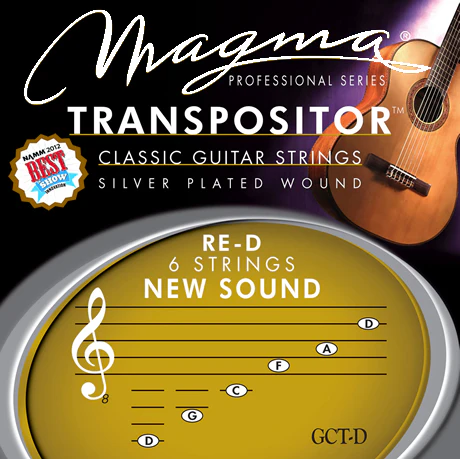 Magma GCT-D Transpositor Classical Guitar Strings, RE-D New Sound